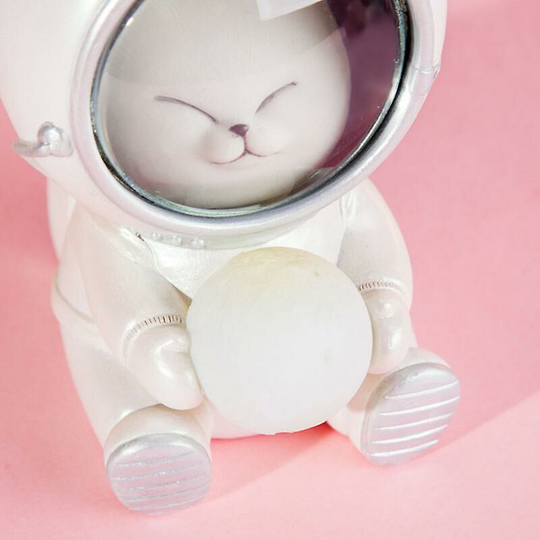 Thsinde - galaxy Guardian Astronaut Animal Cute Pet Resin Night Light Star Light, Kitten Model, 8.5*9.9*13.2cm