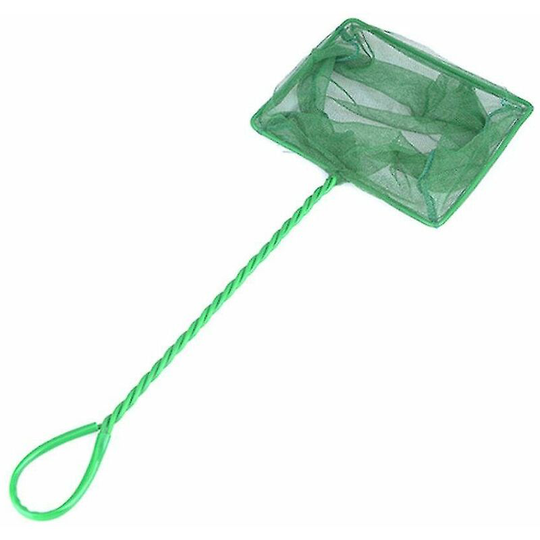 Perle Rare - 12inch Aquarium Net Fish Tank Net Fine Mesh Fish Catch Net With Plastic Handle