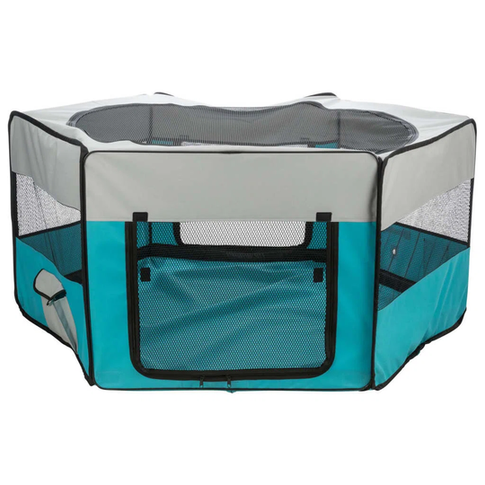 Trixie Run for Small Animals 150 x 65cm Turquoise/Light Grey