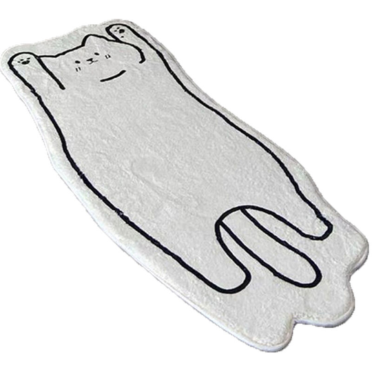 Bathroom mat, Bathroom mat, Fall bathroom mat, fluffy, non-slip, Stretch Kitten 40*60