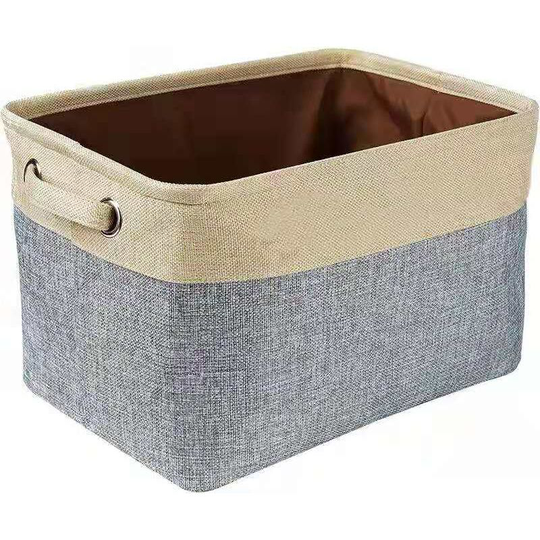 Foldable Dog Toy Storage Basket - Rectangular Storage Box for Dog Toys, Coats, Dog Clothes, Dog Clothes and Accessories