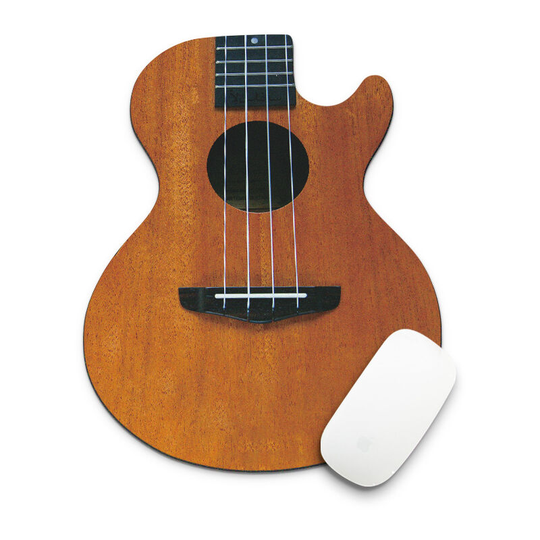 Design mouse pad - guitar lp sunburst 18 x 22 cm