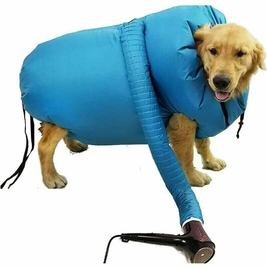 Portable Dog Drying Bags, Puppy Grooming Hair Dryer Room 360° Quiet Pet Hair Dryer for Beach Travel,M