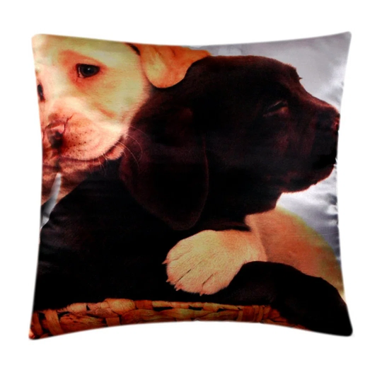 Ceceilia Gorgeous Puppies 40.64Cm Scatter Cushion Cover