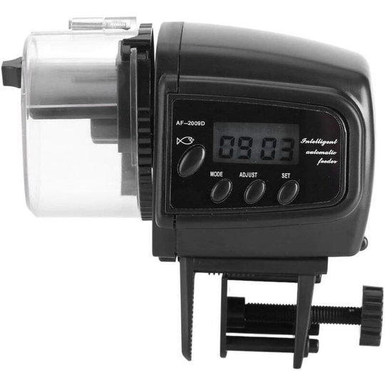 Fish Dispenser, Automatic Electronic Aquarium Tank Food Dispenser Digital lcd Digital lcd Display Fish Dispenser Fish Dispenser