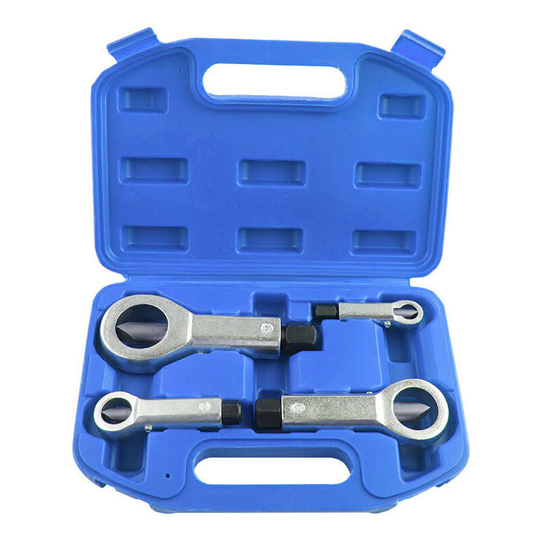Damaged nut cutter, 4 piece nut cutter Nut cutter for splitting and removing Broken rust , 1 set