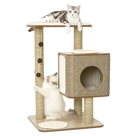 Jack And Vanilla Kratzbaum Molly 56X56x80 Cm Braun