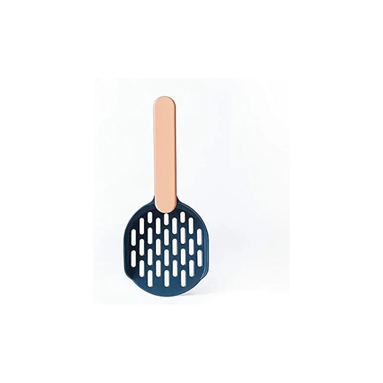 Cat Litter Scoop Garbage Scoop with Plastic Holder Cat Litter Cleaning Cleaner Hygienic Cat Litter with Comfortable Handle (Blue)