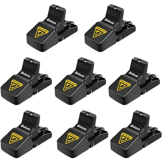 Mouse Trap, New Powerful Spring Reusable Mouse Trap, Safe, Sensitive, Effective, Easy to Use, for Indoor, Kitchen, Home, Garden (8 Pack)