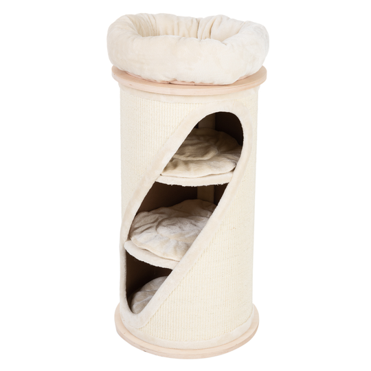 Natural Paradise Scratching Barrel - Sunflower - Cream