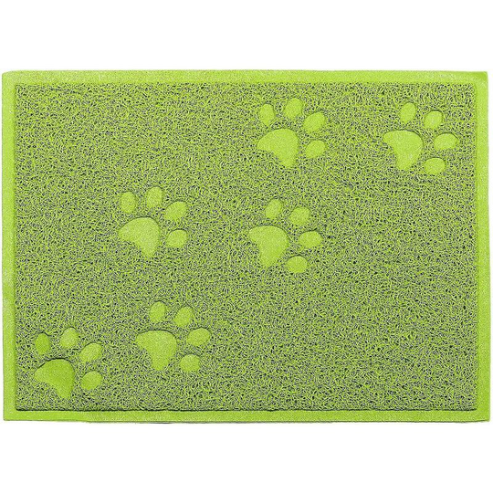 High Quality Elastic Pvc Waterproof Litter Box Mat Litter Box Mat - 30 X 40cm (green) thsinde