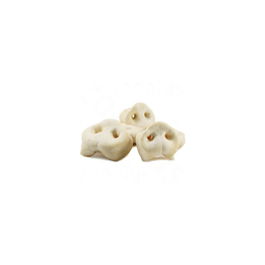 (10) White Puffed Pig Snouts Dog Treat Chew