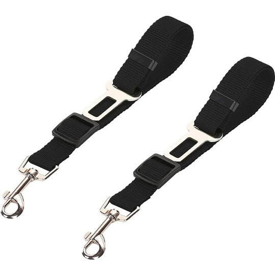 2 Packs Dog Car Harness Dog Seat Belt Adjustable Pet Dog Cat Car Seat Belt