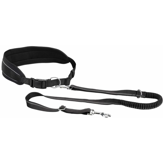Dog Jogging Belt Size m Black 12767 Trixie Black