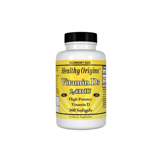 Healthy Origins Vitamin D3 2400 IU 360 Softgel