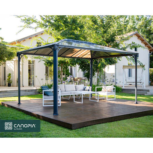 Canopia - Martinique 3 x 4.3 Hardtop All Season Gazebo