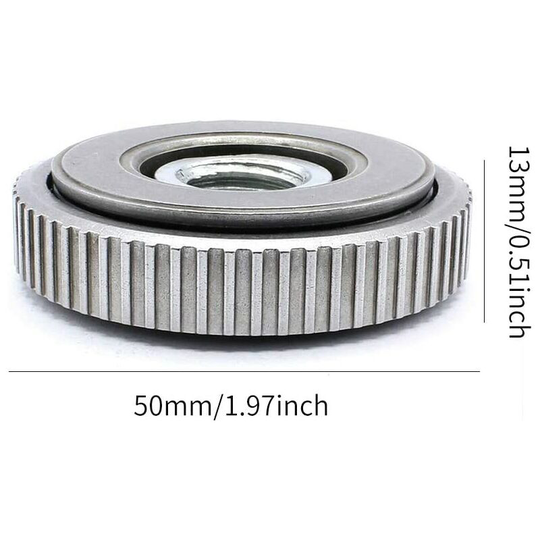 Denuotop - Angle grinders Quick clamp/quick lock/quick release nut m 14 for all angle grinders, 1/2 pieces for angle grinder - Accessories for quick