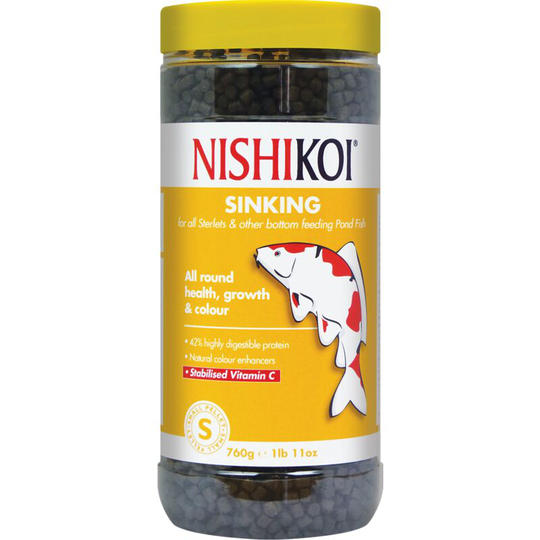 Nishikoi - Sinking Fish Food 760g - Small Pellet