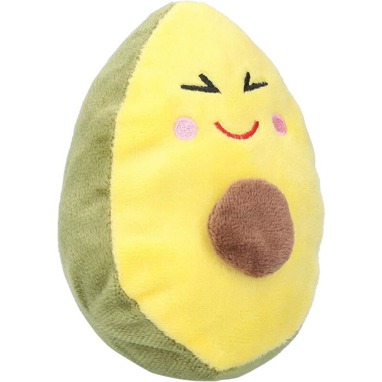 Avocado Dog Toy - Lightweight and Very Soft - Long Lasting - Plush Chew Toy for Dogs and Cats