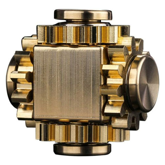 Mini Metal Alloy Gear Spinner Fidget Toys Pure Brass Fidget Toys Hand Spinner Finger Focus Stress Reliever Toy Gift