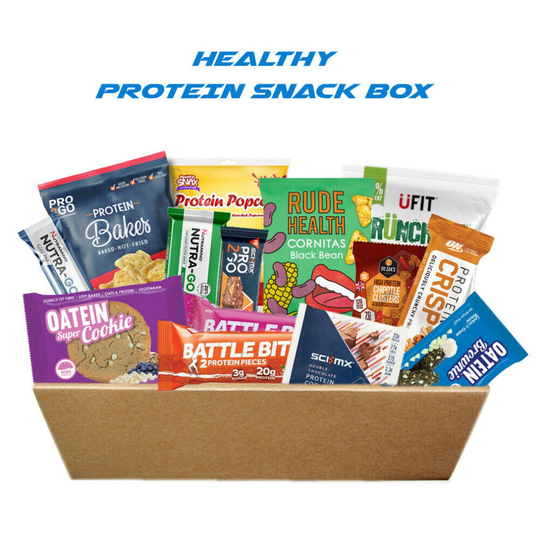 Gift Snack Box High Protein Bars Healthy Protein Christmas Hamper