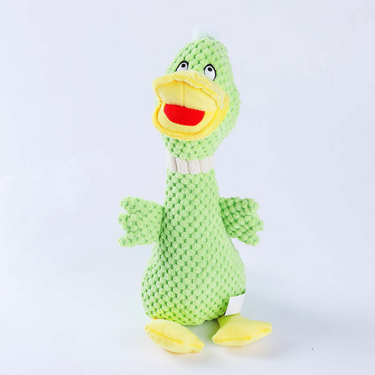 Toothbrush Pet Toy Puppy and Small Plush Dog Chew ToysDog Squeaker Toys Dog Squeaker Ball Interactive Game Dog green