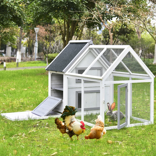 Hurdland Weather Resistant Rabbit Hutch with Ramp