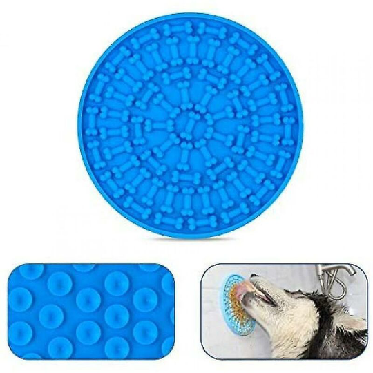 Dog Slow Dispensing Treater Mat Lick Pad Peanut Butter Lick Mat Thsinde