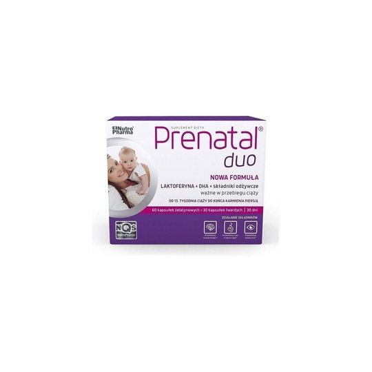 PRENATAL DUO [PRENATAL CLASSIC 30 tabletek + PRENATAL DHA 60 kapsułek]