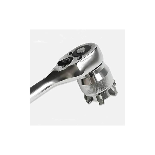 1 Piece 3/8 Inch 10-19mm Universal Adjustable Hex Socket Torque Ratchet Socket Adapter Spanner Head Sleeve Repair Tool