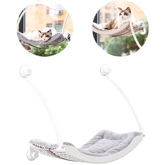 Hammock for hanging cat litter for cat suction cup balcony window swing hung
