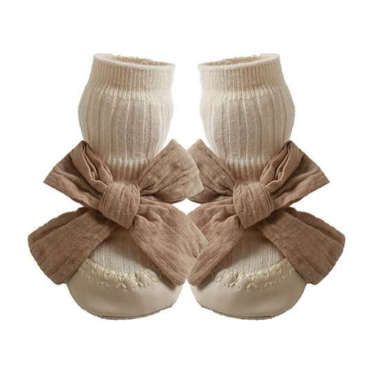 Girls' antiskid indoor slippers Winter warm shoes socks