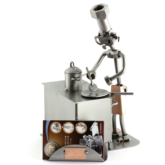 Cook Screw Man Place Card Holder