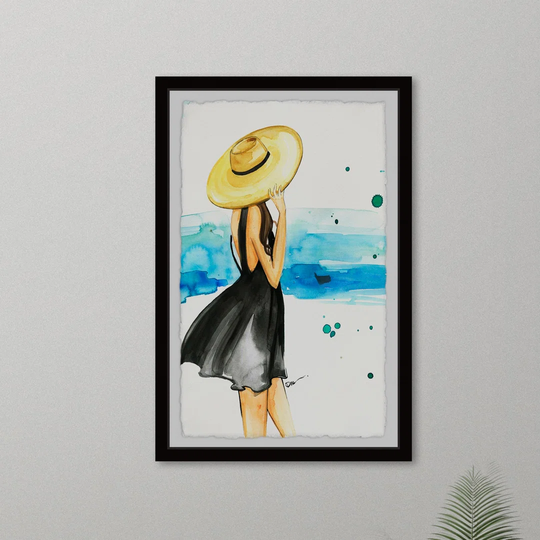 We Need Vitamin Sea by Rongrong Devoe - Picture Frame Painting on Paper