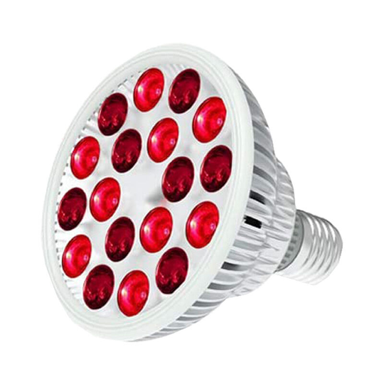 Thsinde - Infrared Heating Lamp, 54W 18LED Infrared Therapy for Heat Therapy, 660nm Red and 850nm Infrared Lamp Near Infrared Combo, for Skin,