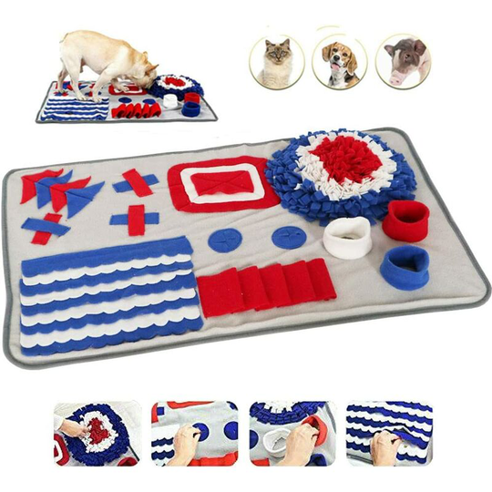 Briday - Snuffle Mat, Feeding Digging Mat for Small and Large Dog Mat, interactive durable puzzle encourages natural searching skills