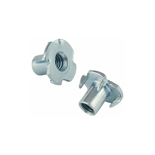 Echoo - T-nut Claw nut Hexagon nut Claw coupling M4 x 8 mm 50 pieces