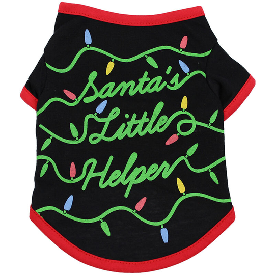 Pets Christmas T-Shirt For Dogs Christmas Pet Clothes Christmas Pet Costume Dog Shirt Dog T-Shirts(TPJA092-XL)