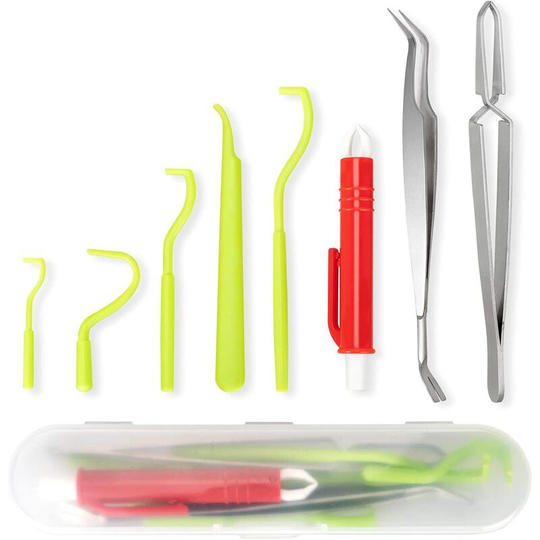 Anti Tick Accessories, Tick Remover Tweezers Tick Remover Hooks Remove Injection Bee Ticks from Skin for Humans and Other Animals Cats Dogs Horses