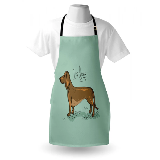 Dachshund Puppy Apron