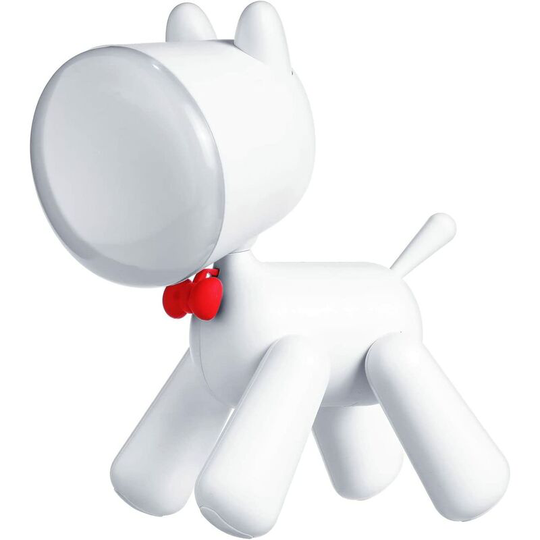 Deckon - White Desk Lamp, Cute Puppy Shape Desk Lamp, led Cute Puppy Bedside Touch Sensor Lamp, Dimmable Desk Lamp