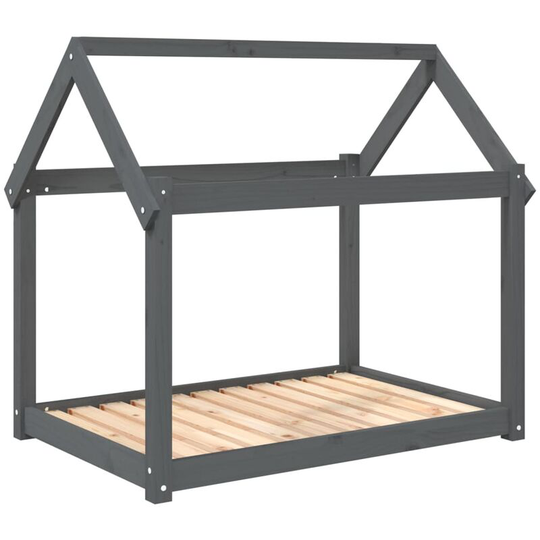 Vidaxl - Dog Bed Grey 101x70x90 cm Solid Wood Pine Grey
