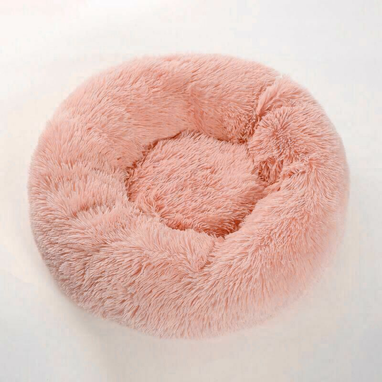 Cat Bed Beautiful Pet Bed Small Dog Bed Plush Soft Round Cat Sleeping Bed (50 cm Diameter Light-D - Muff