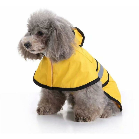 Pet Dog Waterproof Reflective Raincoat, Suitable For Large Dogs 2xl Size (yellow Style 3) - Thsinde