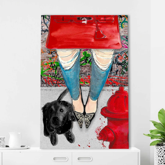 The Walk by Jodi - Wrapped Canvas Painting