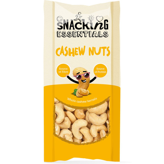 Snacking Essentials Unsalted Cashew Nuts - 16x40g