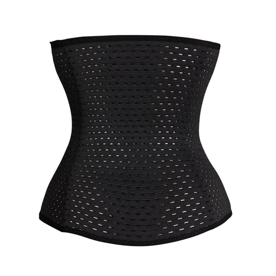 (Black, XL) Womens waist training corset with steel bone cinchers
