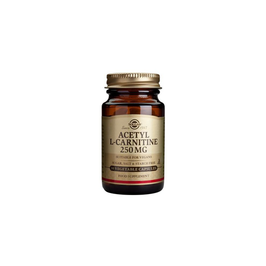 Solgar Acetyl-L-Carnitine 250 mg Vegetable Capsules , 30