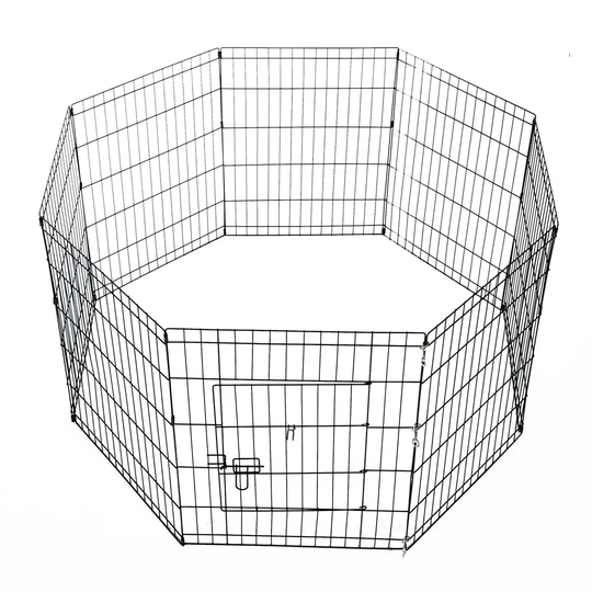 Chalk 61cm 8 Panel Indoor/Outdoor Metal Pet Pen