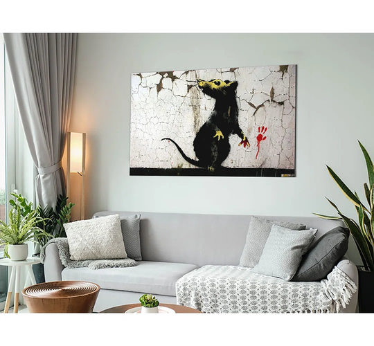 Rat Paw - Unframed Painting on Metal